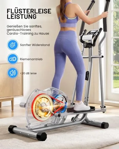 Dripex Crosstrainer magnetisch, 16 Widerstandsstufen (Grün) – Ansicht 3