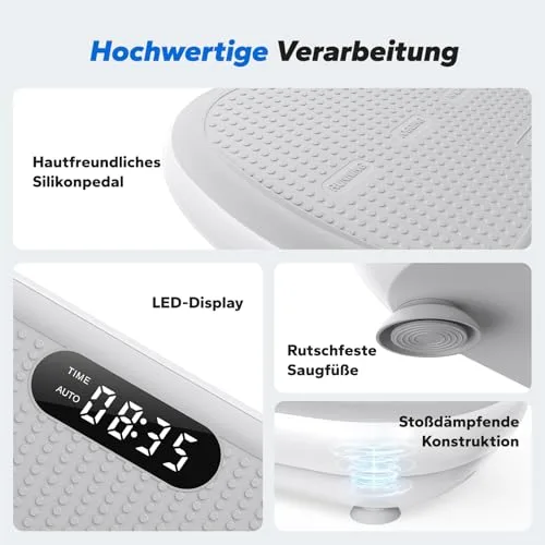 MERACH CV40 Vibrationsplatte mit 13 mm Amplitude (Grau) – Ansicht 4